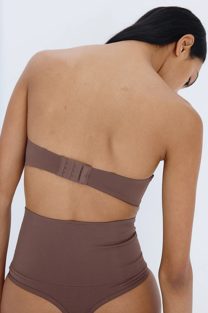 Padded Microfiber Balconette Bra