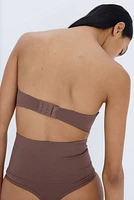 Padded Microfiber Balconette Bra