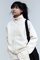 Veste de sport en tissu peluche