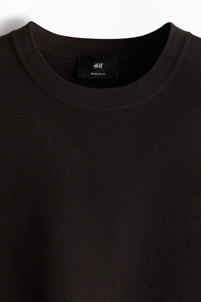 T-shirt coupe classique en tricot