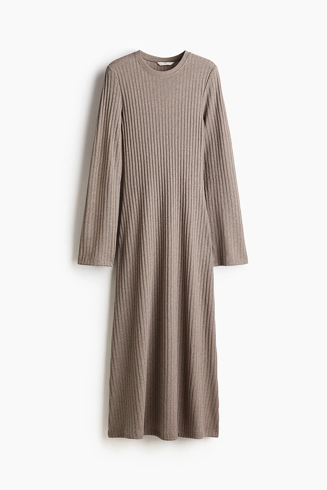 Rib-Knit Dress