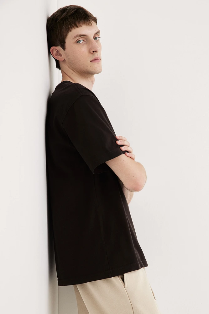 Loose Fit Washed-Look T-Shirt