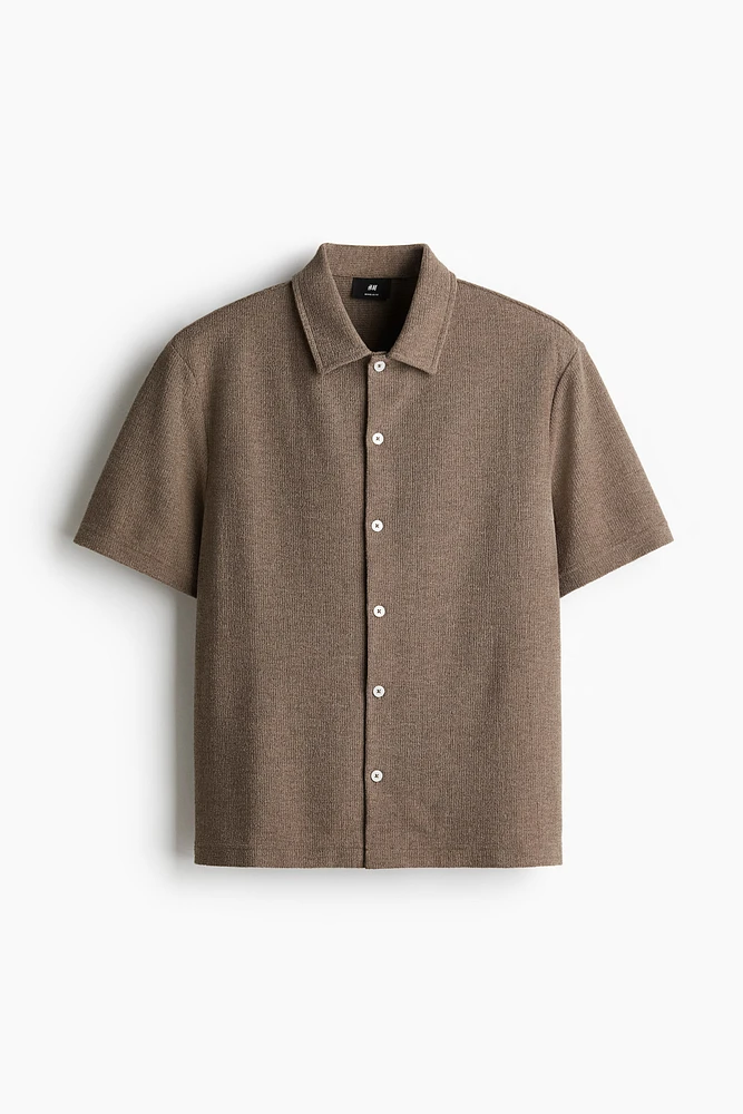 Chemise Coupe Classique en jersey manches courtes