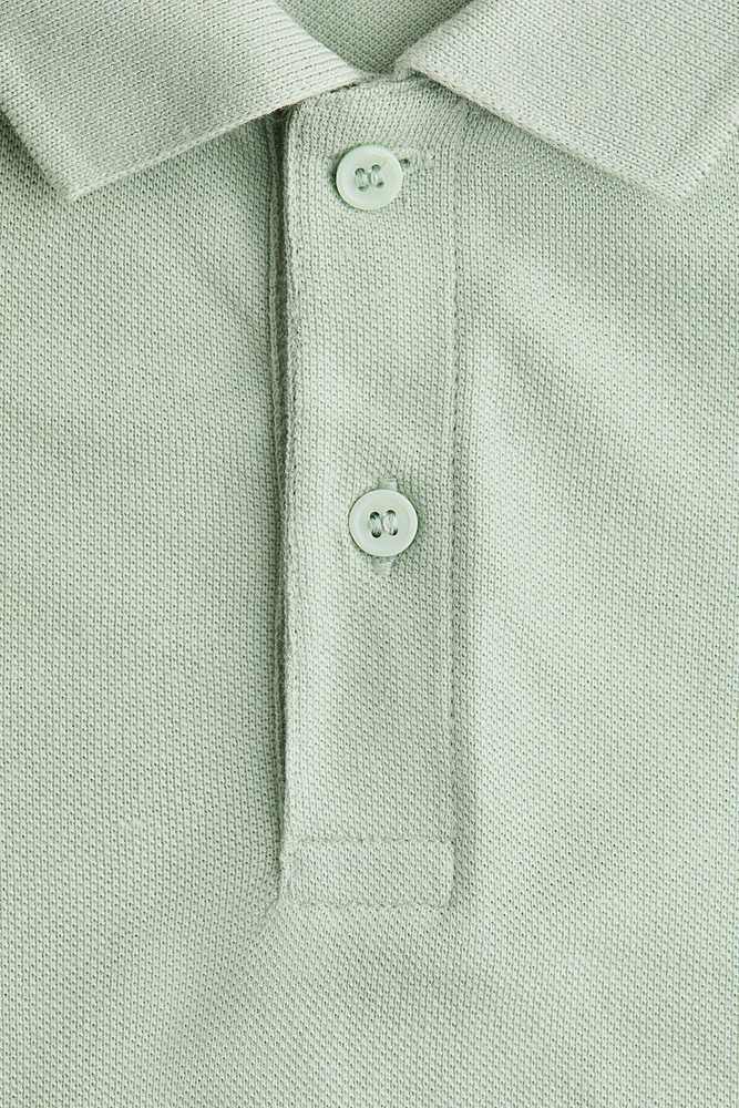 Cotton Pique Polo Shirt