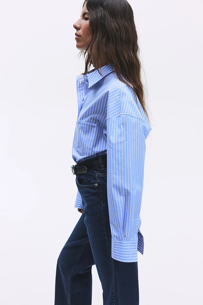 Loose-fit cotton shirt