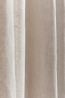 One-pack Long and Wide Linen-Blend Curtain Panel
