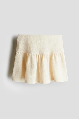 Crinkled Jersey Skirt