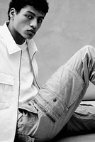 Regular Fit Twill Cargo Pants