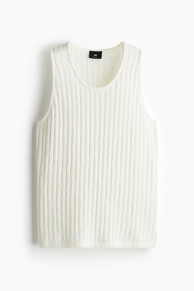 Regular-Fit Rib-Knit Tank Top