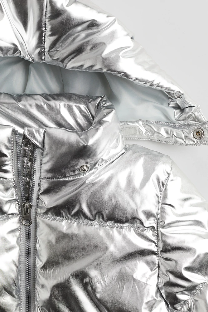 Shimmery Puffer Jacket