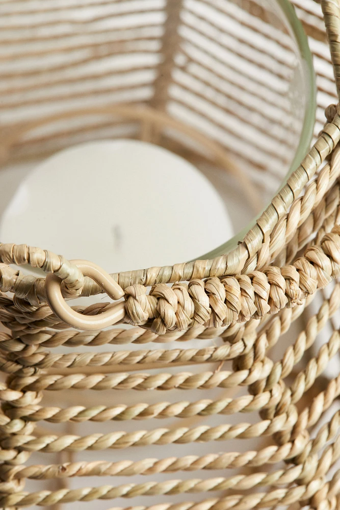 Seagrass Candle Lantern