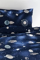 Patterned Cotton Duvet Cover Set