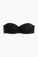 Soutien-gorge balconnet rembourré en microfibre