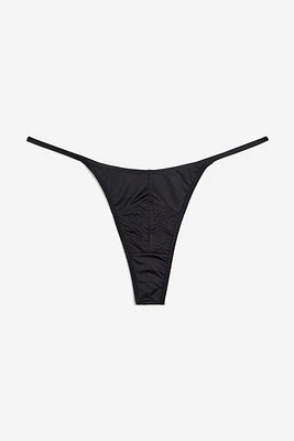 Culotte Thong en satin