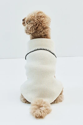 Rib-Knit Dog Sweater