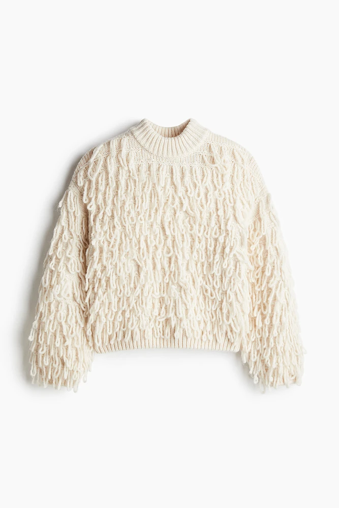 Knit Loop Yarn Sweater