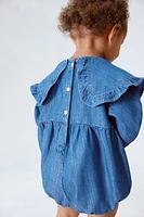 Denim Romper Suit