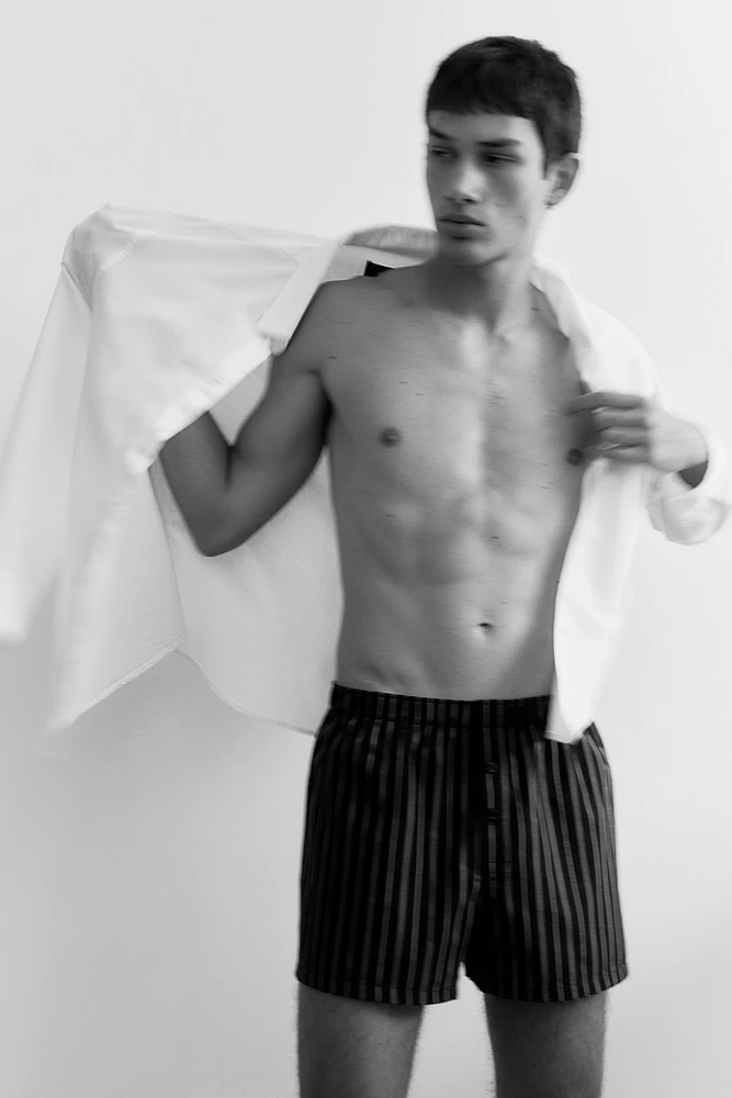 5-pack Woven Cotton Boxer Shorts