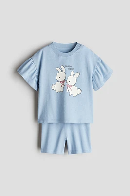 Ensemble 2 pièces en jersey de coton