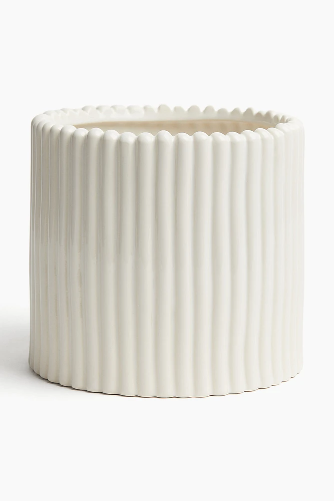 Large Stoneware Plant Pot