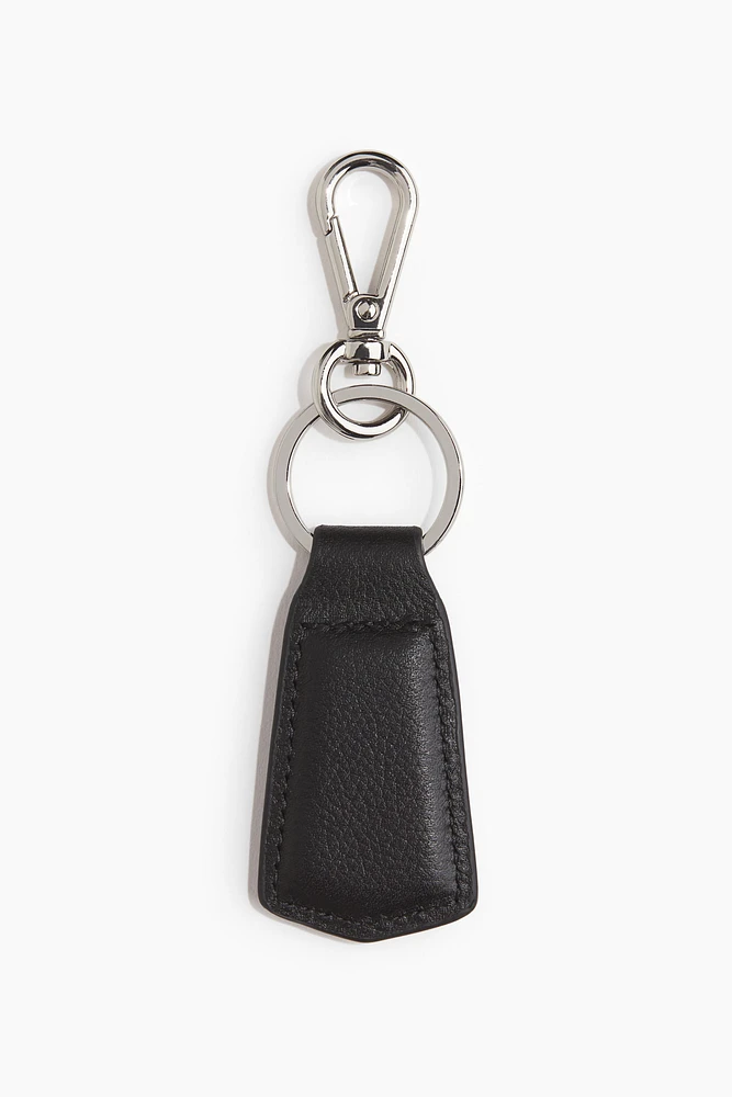 Key Ring with Leather Strap