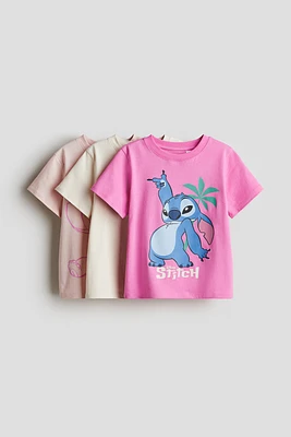 3-pack Printed Jersey Tops