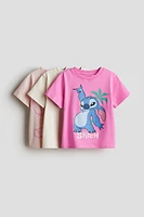 3-pack Printed Jersey Tops