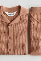 2-piece Pointelle-Knit Cotton Set