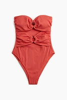 Maillot de bain bandeau coussiné