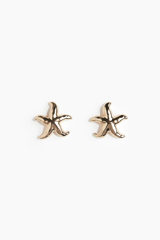 Starfish-shaped earrings