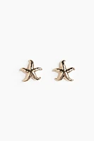 Starfish-shaped earrings