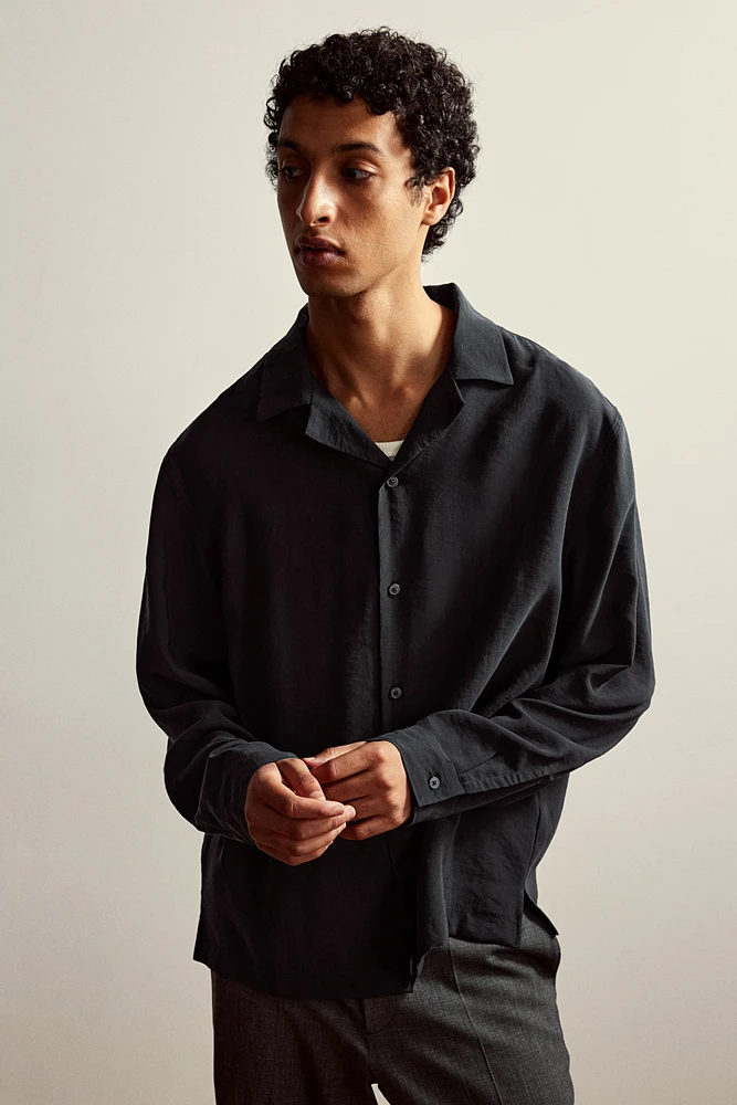 Chemise en modal mélangé