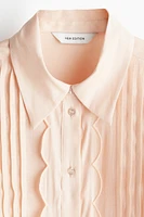 Pleat-Front Shirt