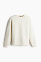 Loose Fit Ribbed Sweatshirt