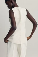 Linen-Blend Bermuda Shorts