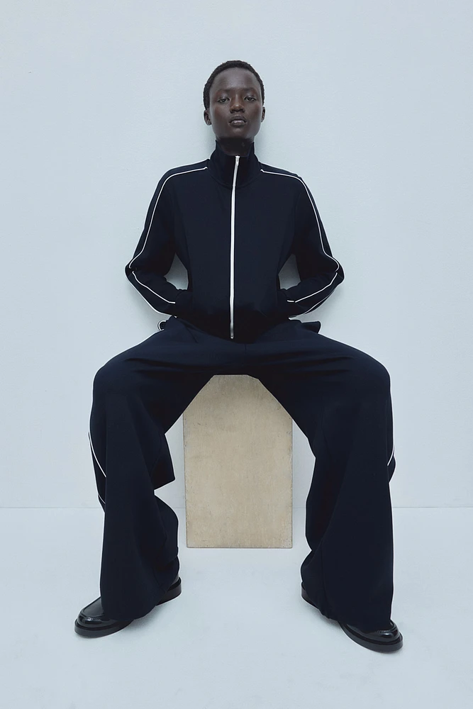 Track Pants with Piping