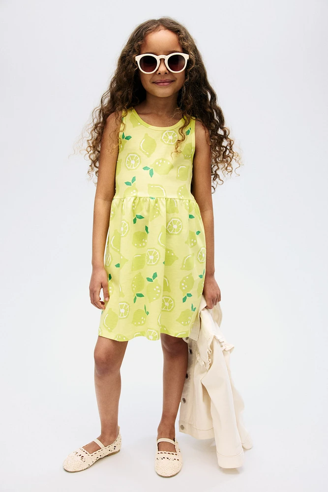 Robe à motif en coton