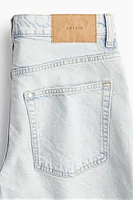 Short en denim Bermuda Taille Haute