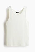 Slim Fit Ribbed Tank Top