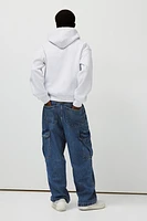 Loose Fit Printed Hoodie