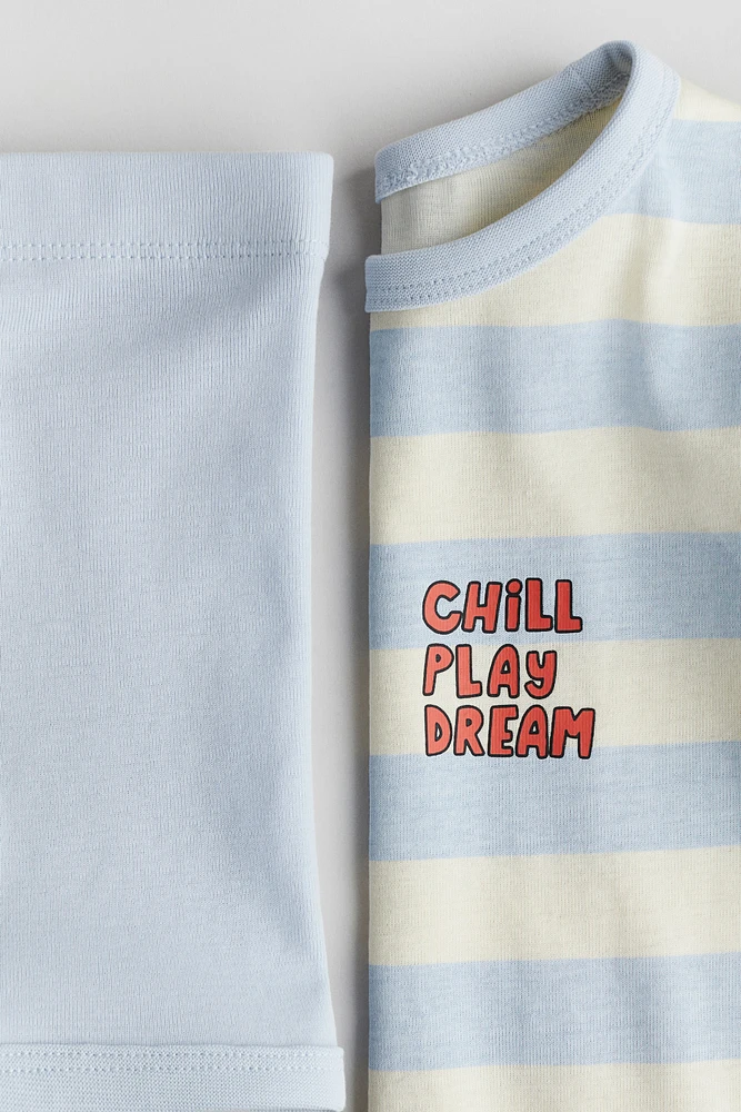 Snug Fit Cotton Jersey Pajamas
