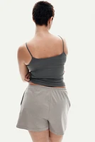 Cotton Shorts with Drawstring