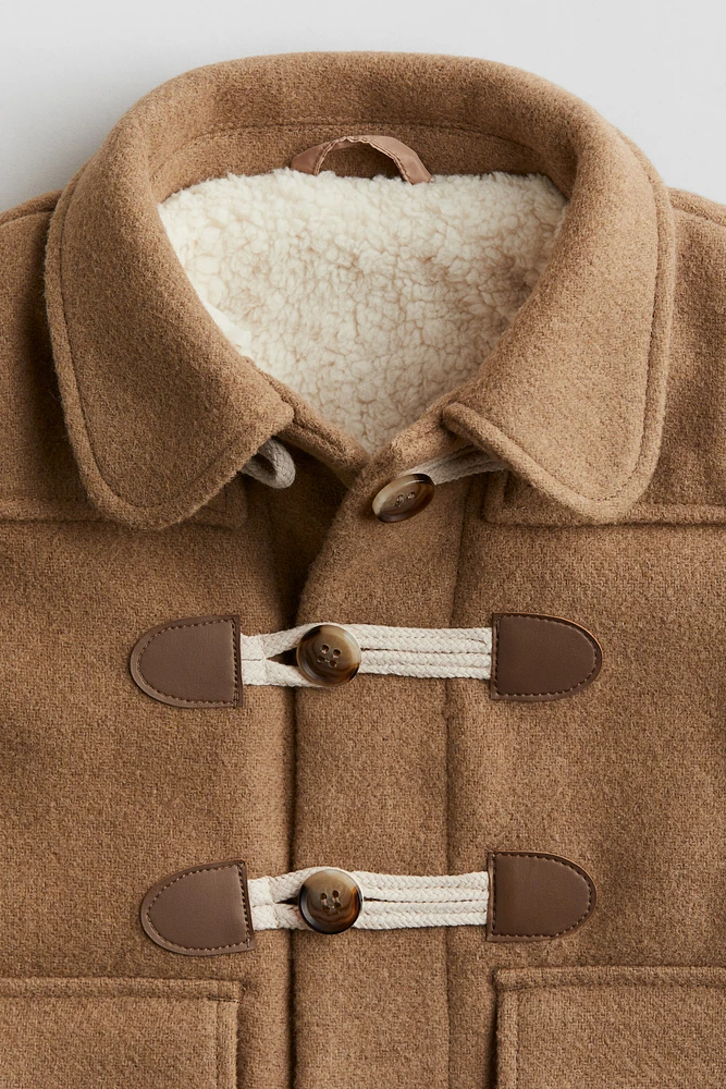 Teddy-Lined Duffle Coat