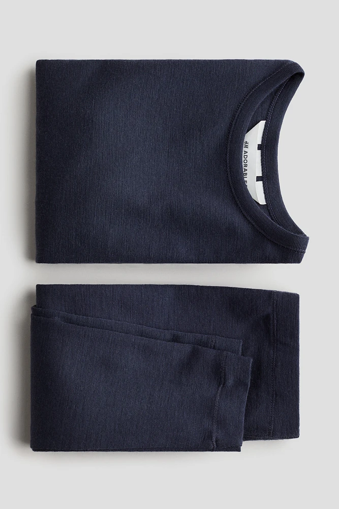 Ensemble 2 pièces en jersey de laine