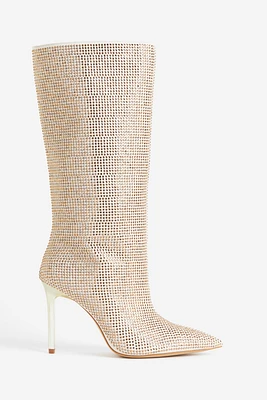 Bottines à strass