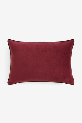 Housse de coussin en velours