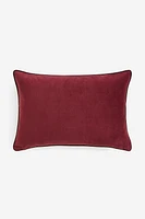 Housse de coussin en velours