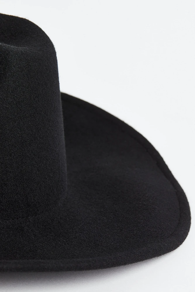 Felted Wool Cowboy Hat