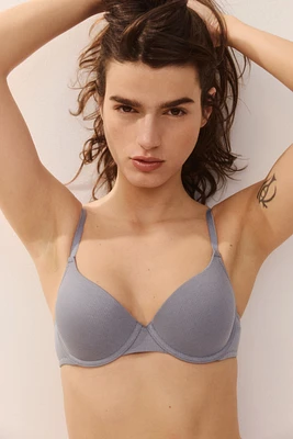 Padded Underwire Jersey Bra