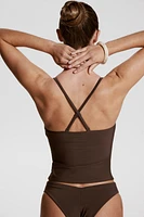 Tankini Top with Shelf Bra